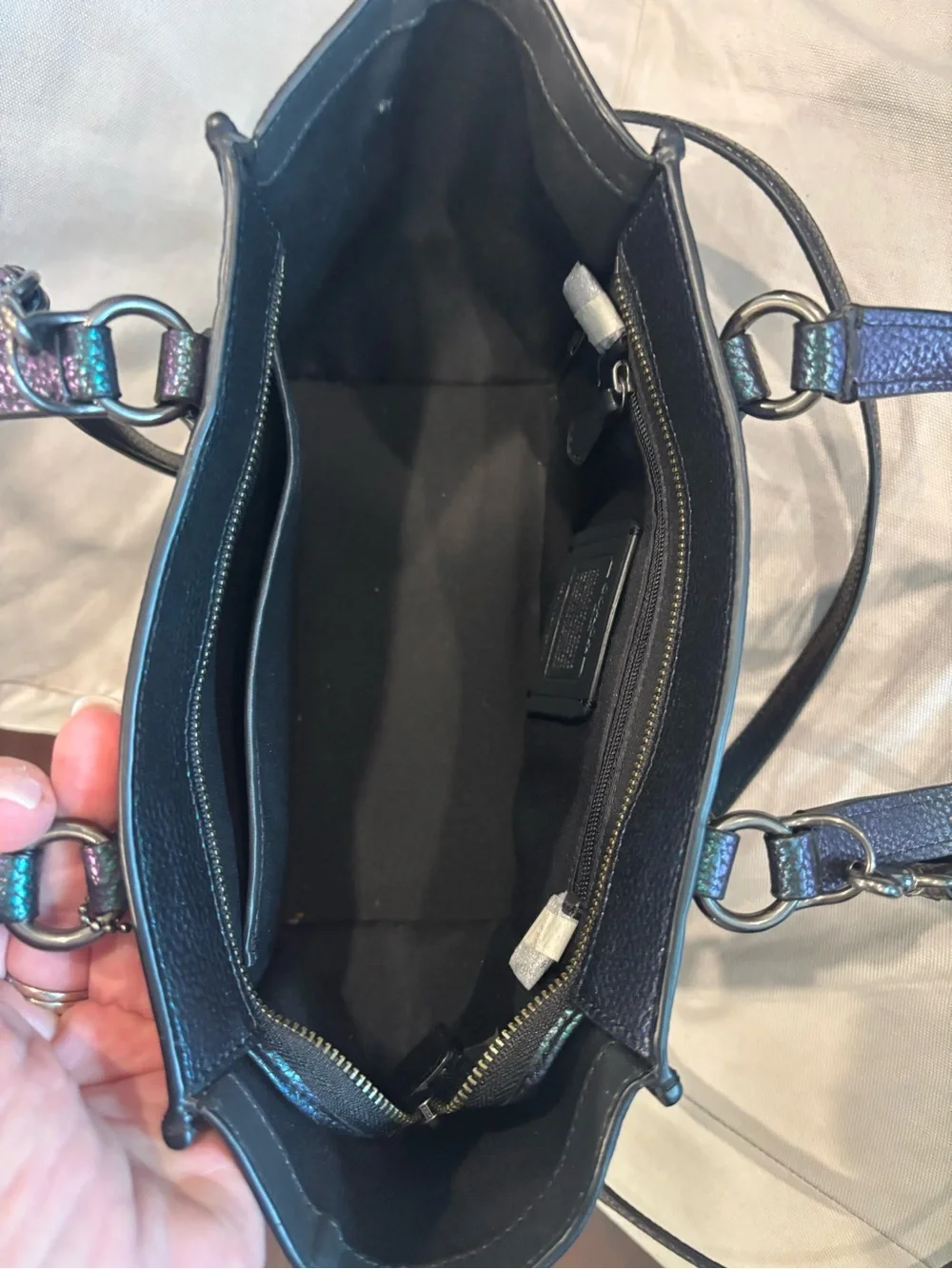Coach holographic crossbody